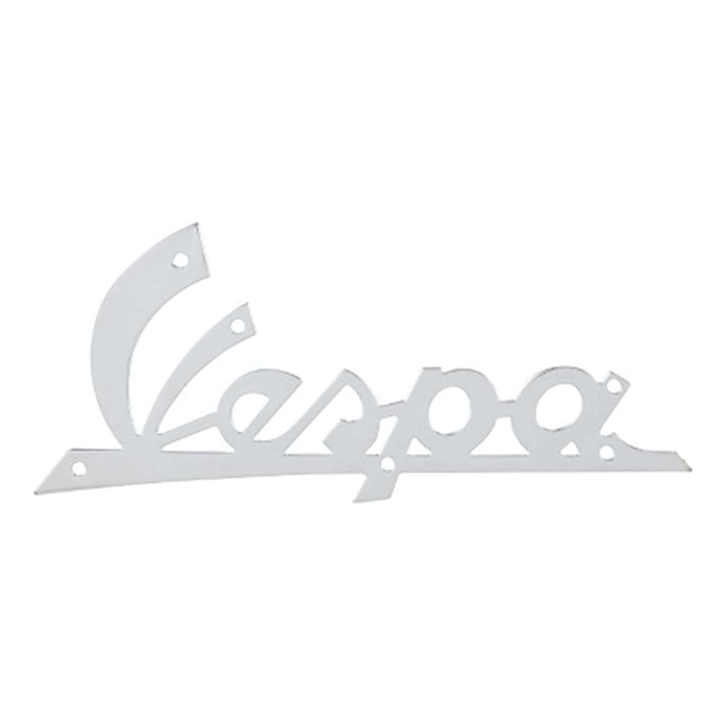 Monogramme RMS aluminium argent chromé 101x45 Vespa
