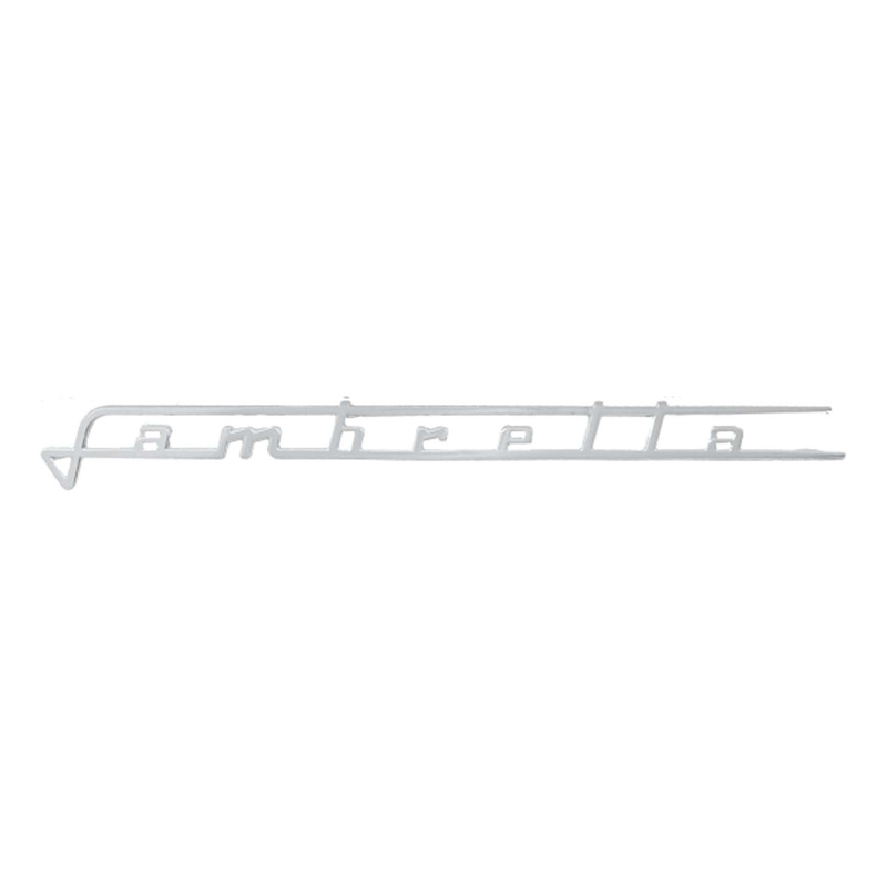 Monogramme RMS aluminium argent chromé Lambretta