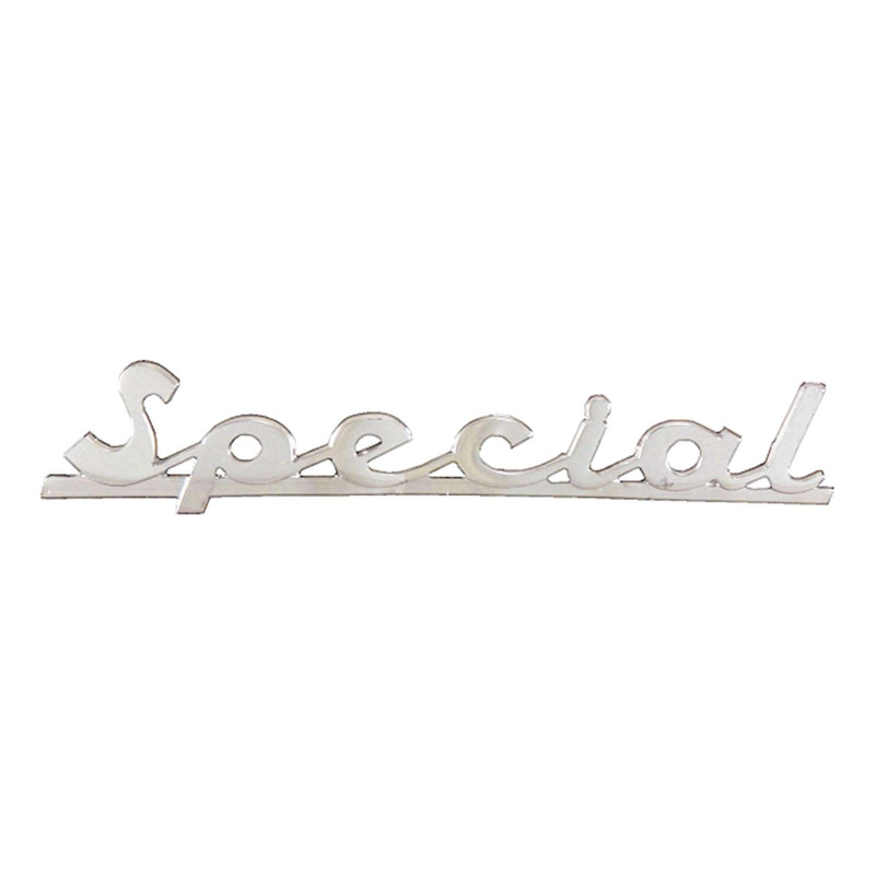 Monogramme RMS aluminium argent chromé Special
