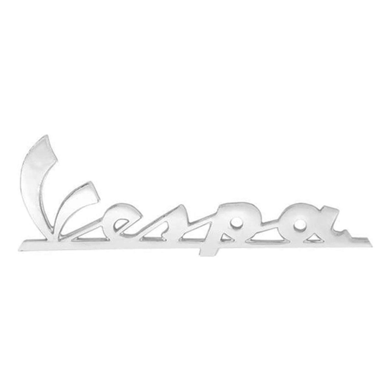 Monogramme RMS aluminium argent chromé Vespa