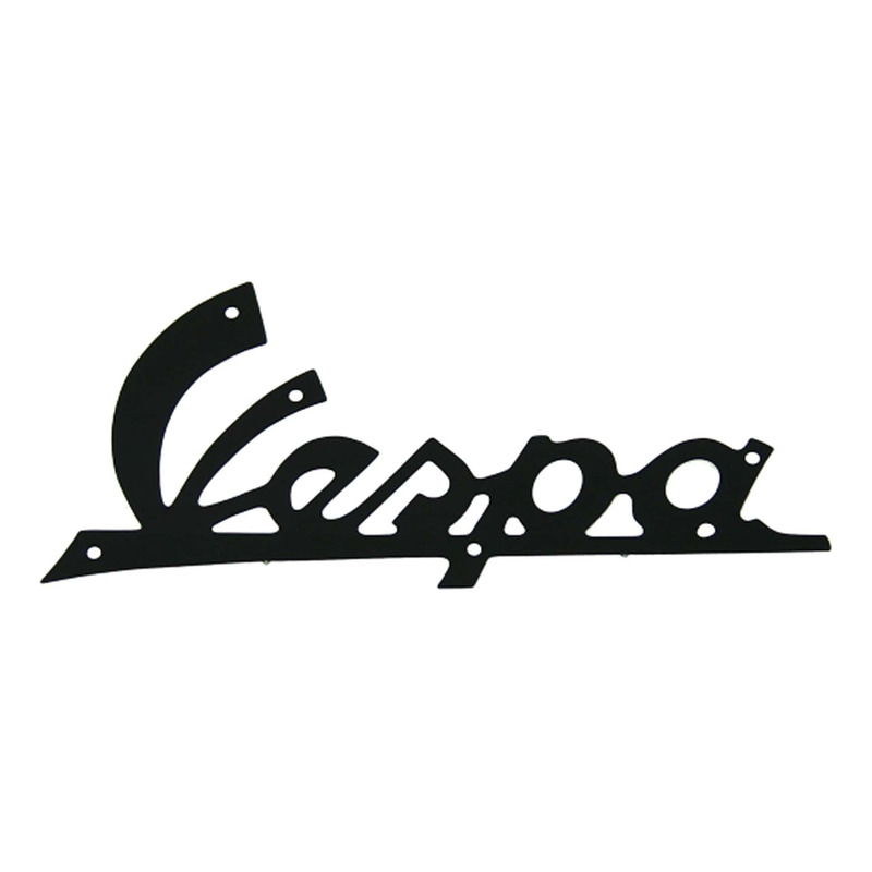 Monogramme RMS aluminium argent noir 101x45 Vespa