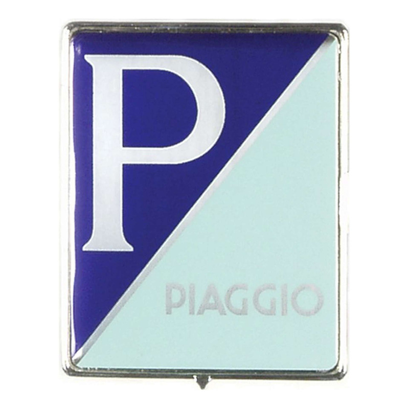 Monogramme RMS Piaggio bleu/bleu clair fixation par emboîtement
