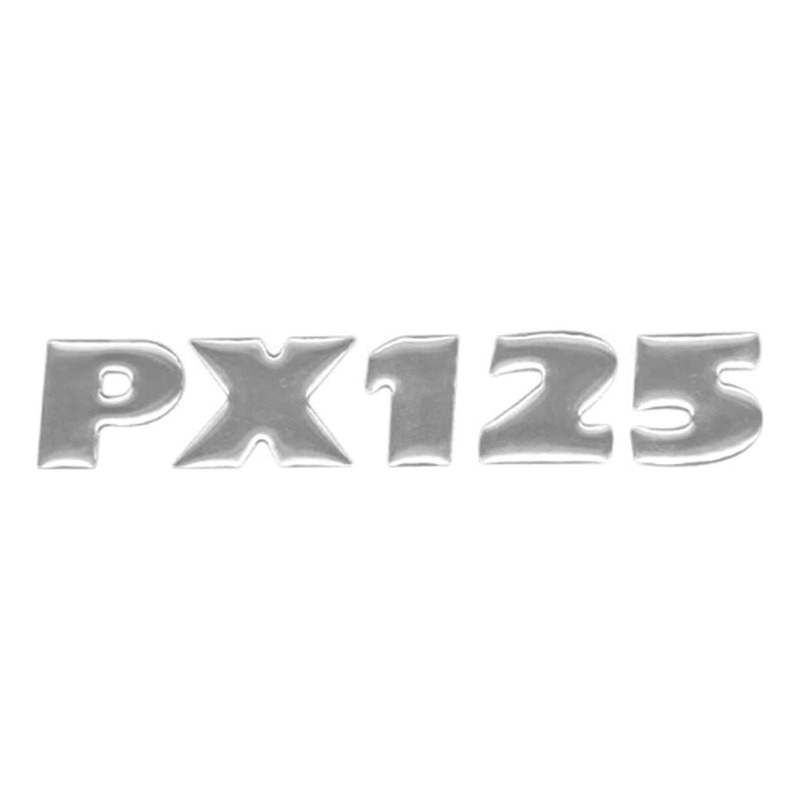 Monogramme RMS résine argent chromé Vespa PX 125
