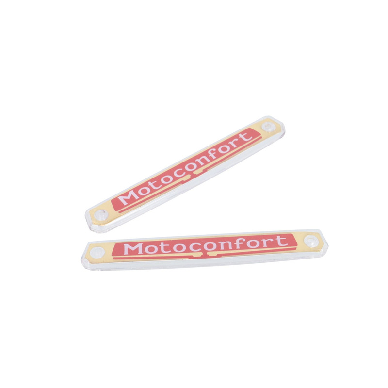 Monogrammes Motoconfort rouge/or/blanc