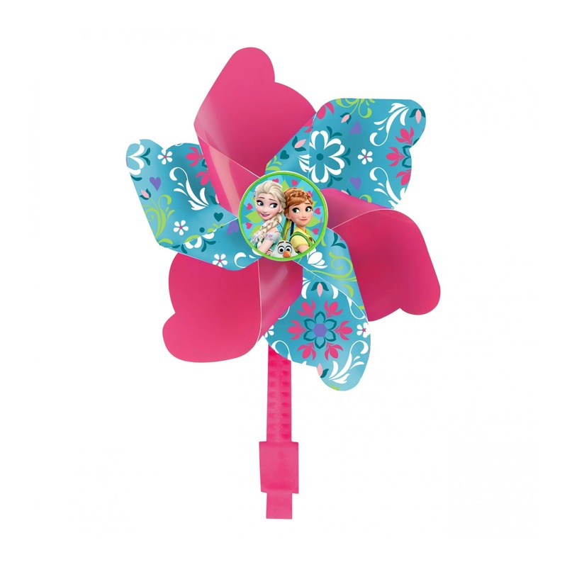 Moulin à vent vélo Disney Reine des neiges rose