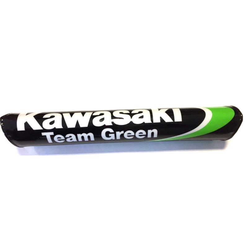 Mousse de guidon avec barre - Bud Racing Kawasaki - Vert