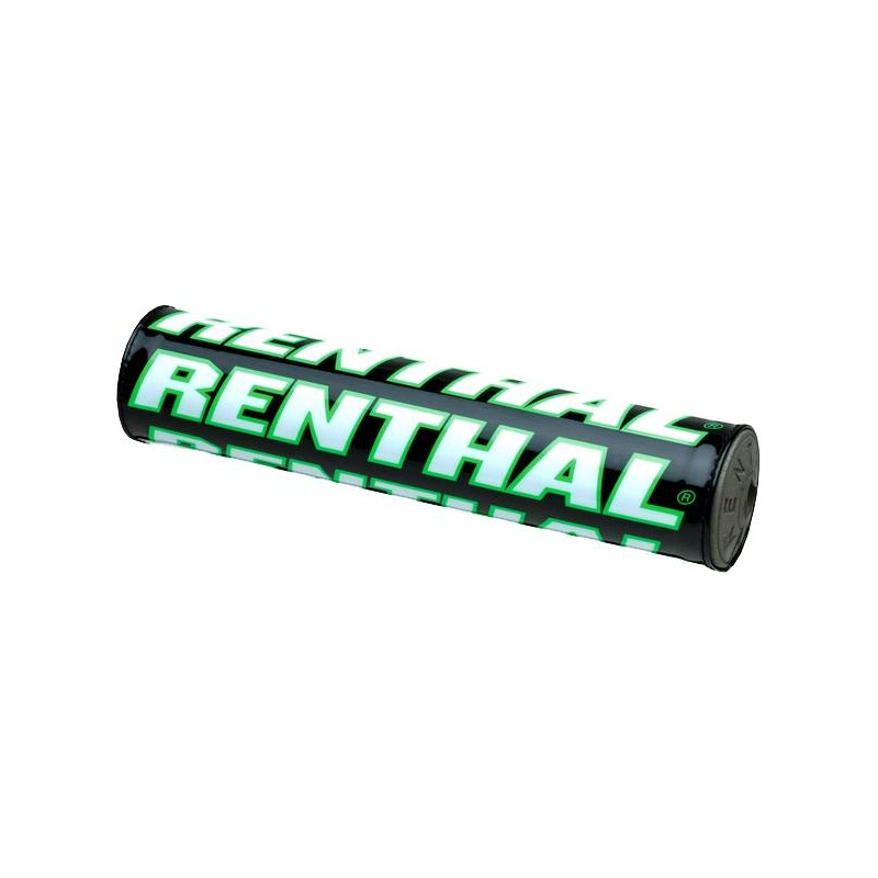 Mousse de guidon avec barre - Renthal SX 240mm - Noir/Blanc/Vert