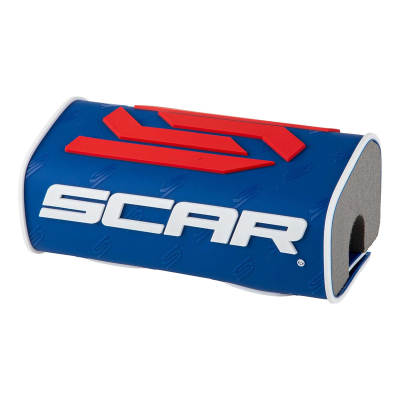 Mousse de guidon sans barre - Scar 3D Design - Bleu/Blanc