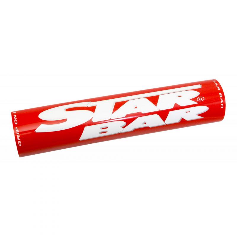 Mousse de guidon avec barre - StarBar MX 250mm - Rouge