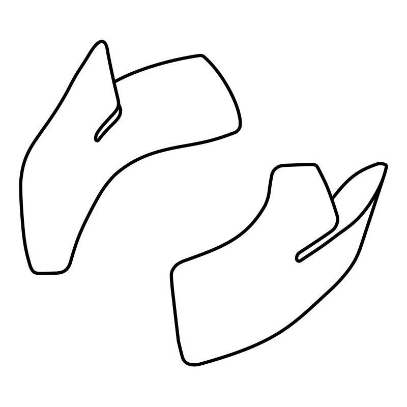 Mousses de joues Roof pour casque RO200