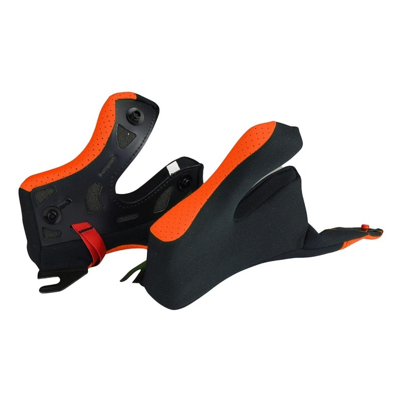 Mousses de joues Ufo pour casque Diamond orange- 2XS