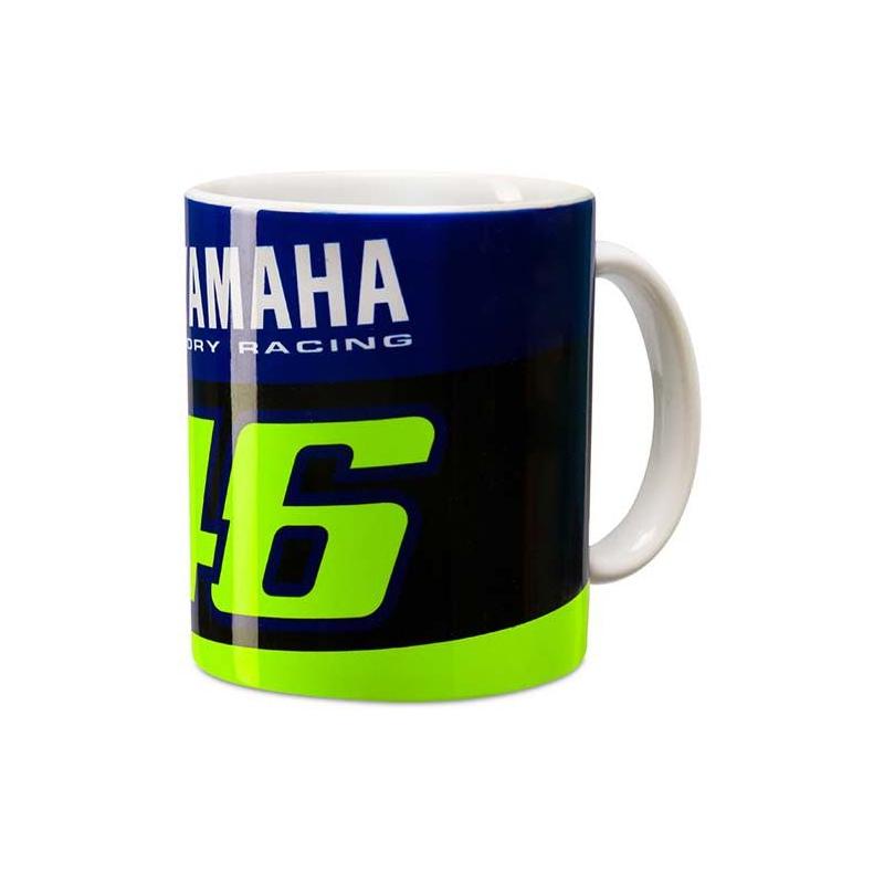 Mug VR46 tasse Racing Yamaha bleu/noir/jaune