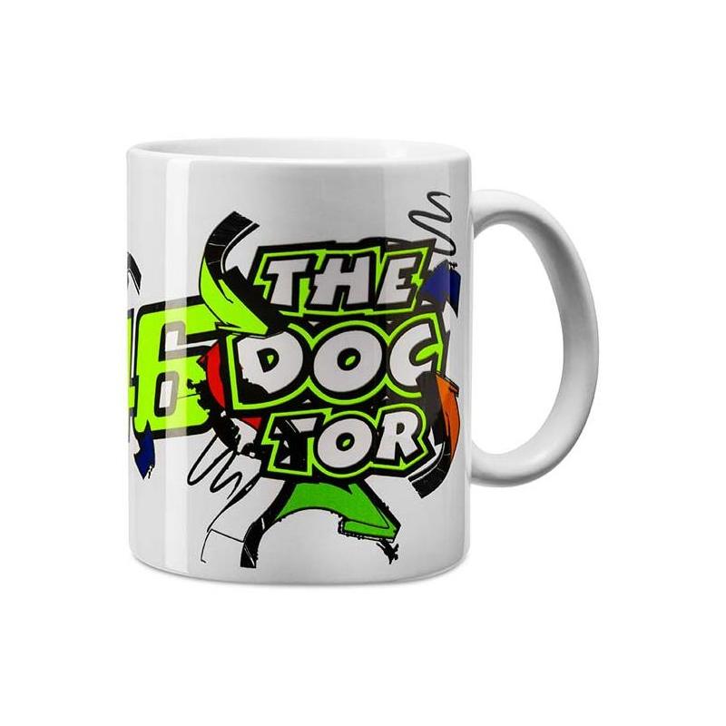 Mug VR46 tasse Street Art blanc