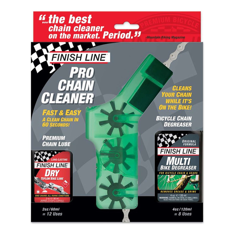 Nettoyeur de chaîne Finish Line Pro Chain Cleaner + dégraissant & lubrifiant