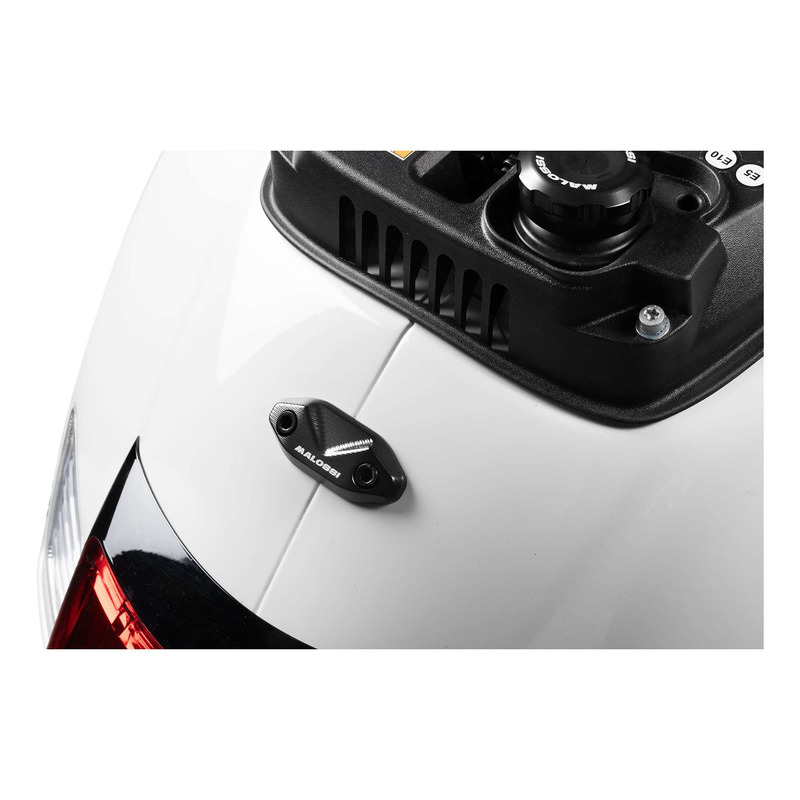 Obturateur de vis de poignée arrière noir Malossi - Vespa GTS 310 2025-