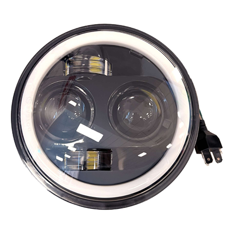 Optique de feu avant Evok Iron LED design PX Vespa PK