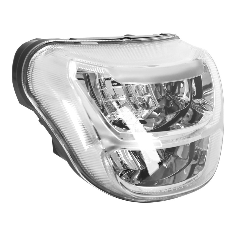 Optique de phare Ã  led 1D002894 pour Piaggio 300-400 Beverly 21-
