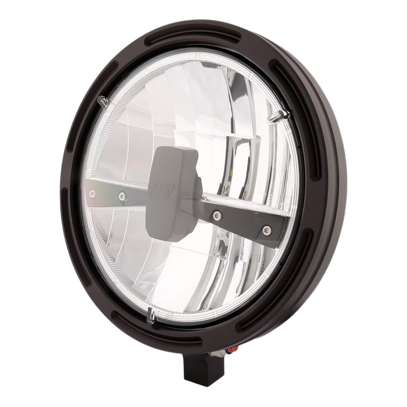 Optique de phare LED Highsider Frame-R1 Type 3 fixation inférieure noir