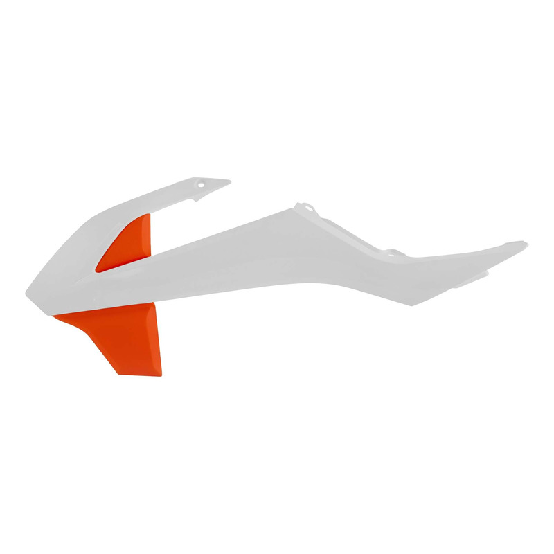 Ouïes de Radiateur ACERBIS Blanc / Orange - KTM 65 SX 16-23