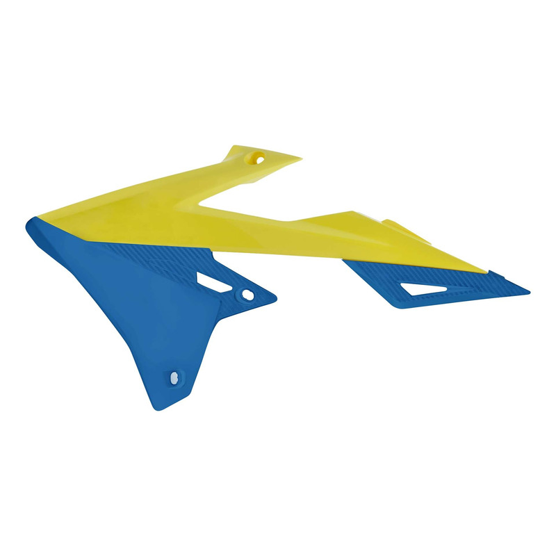 Ouïes de Radiateur ACERBIS Jaune / Bleu -