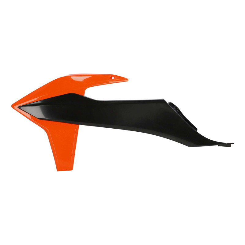 Ouïes de Radiateur ACERBIS Noir / Orange - KTM SX / SXF 19-22