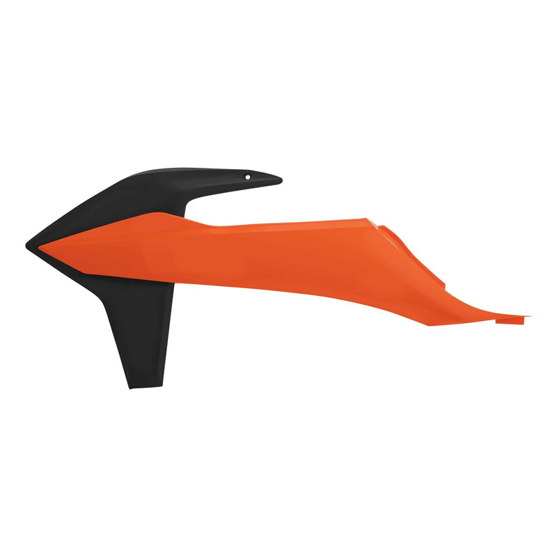Ouïes de Radiateur ACERBIS Orange / Noir - KTM SX / SXF 19-22