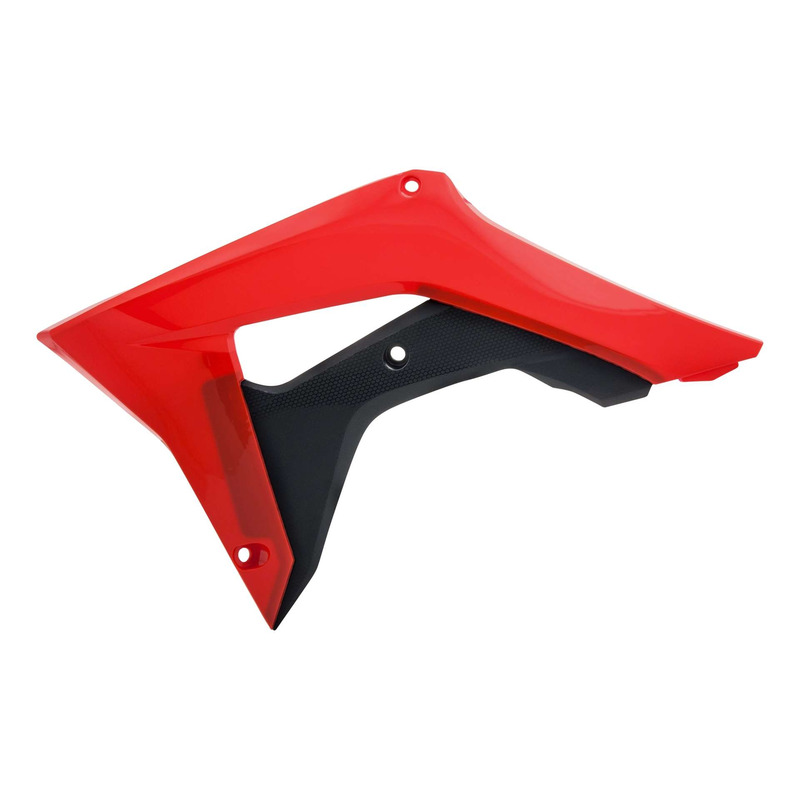 Ouïes de Radiateur ACERBIS Rouge / Noir - Honda 450 CRF-R 17-20
