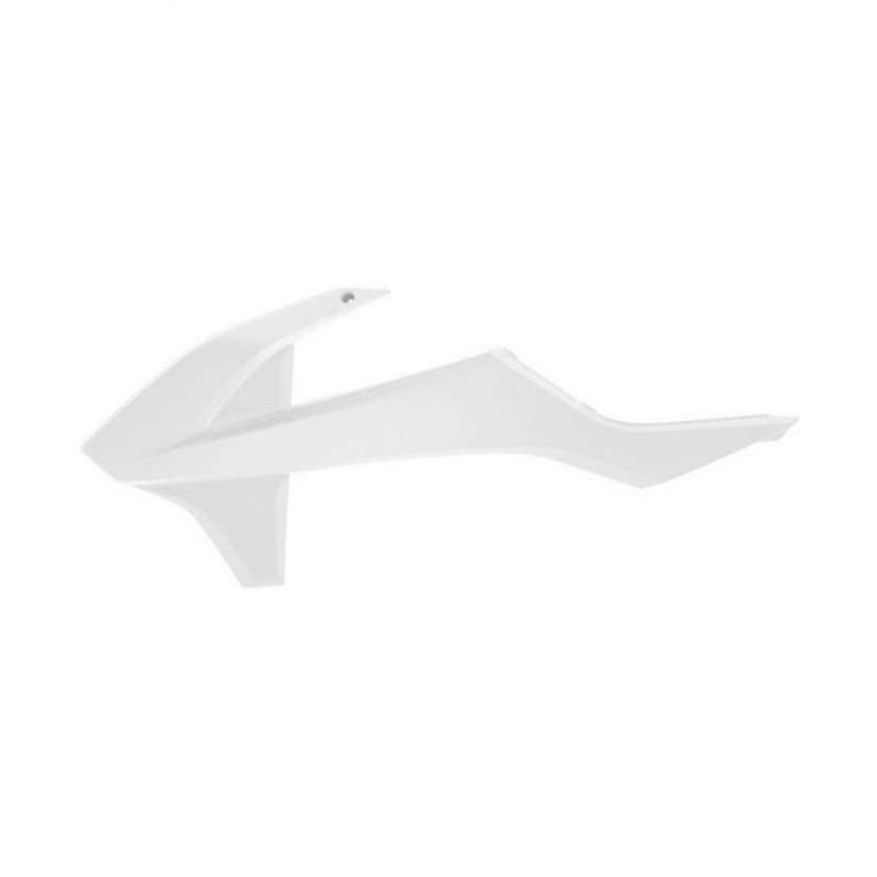 Ouïes de radiateur Polisport KTM 450 SX-F 2017 (blanc/noir origine 20