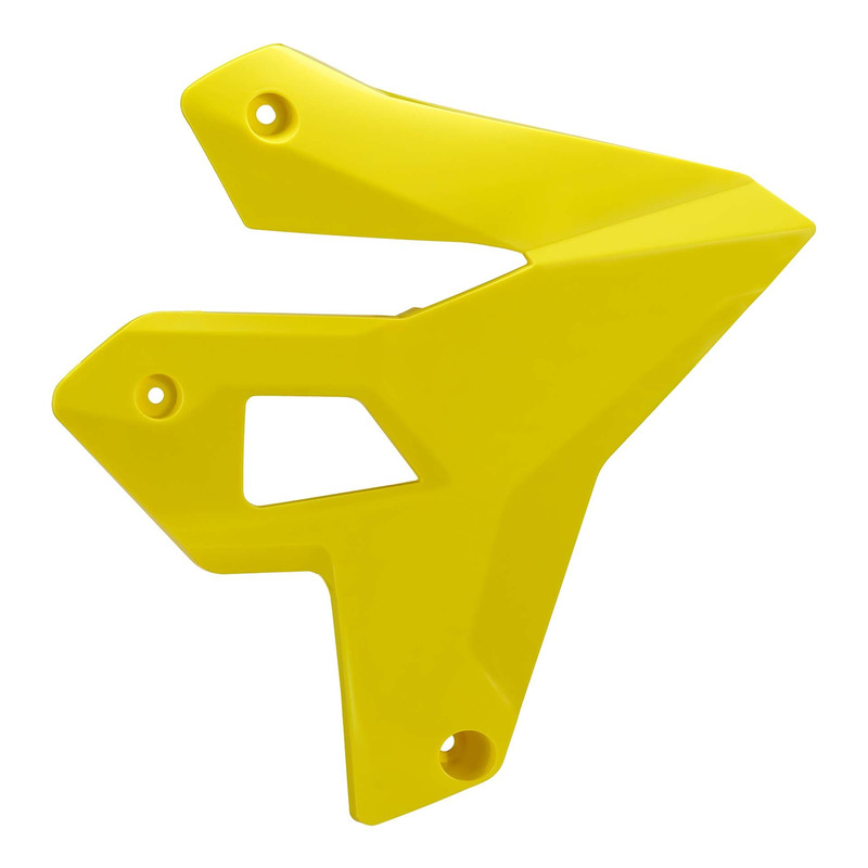 Ouïes de radiateur Polisport restylées jaunes Suzuki DR-Z 400 S 00-0