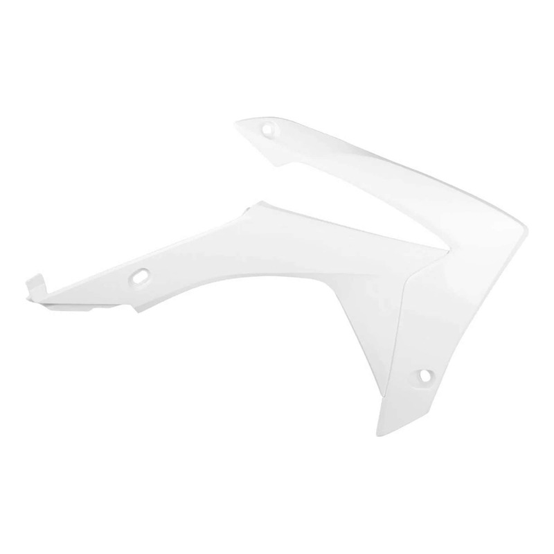 Ouïes de Radiateur POLISPORT Type Origine Blanc pour Honda 250 CRF-R 14-17