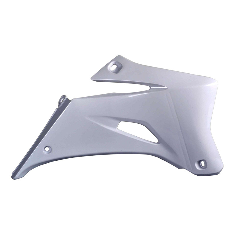 OuÃ¯es de radiateur Polisport type origine blanches Yamaha YZ 450 F 06