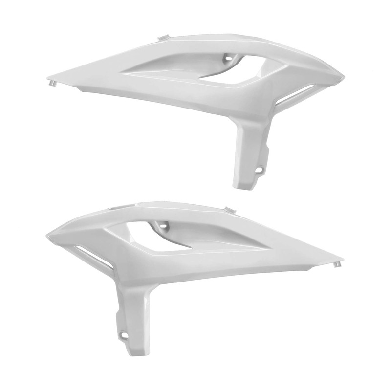 Ouïes de radiateur Polisport type origine blanches Beta RR 250 X-Pro