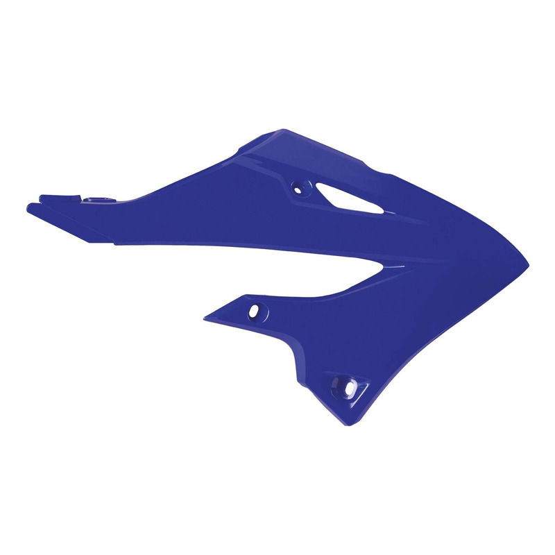 Ouïes de Radiateur POLISPORT Type Origine Bleu pour Yamaha 125 / 250 YZ 22-26