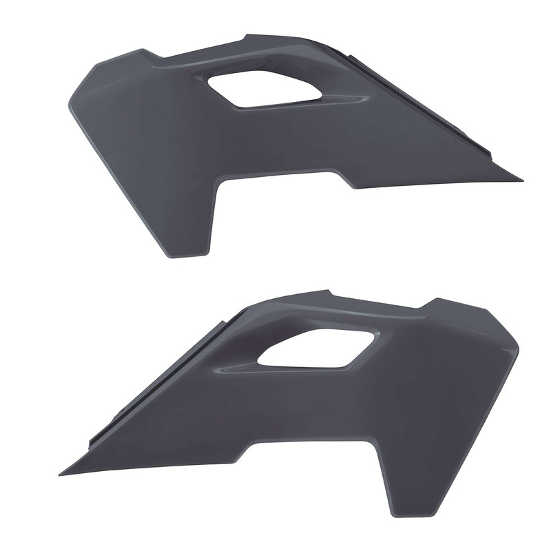 OuÃ¯es de radiateur Polisport type origine grises nardo Husqvarna FC 4