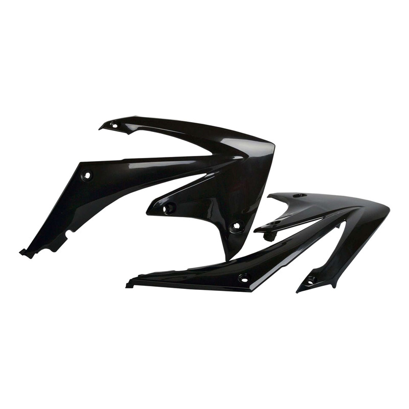 Ouïes de Radiateur POLISPORT Type Origine Noir - Honda 250 CRF-R 10-1