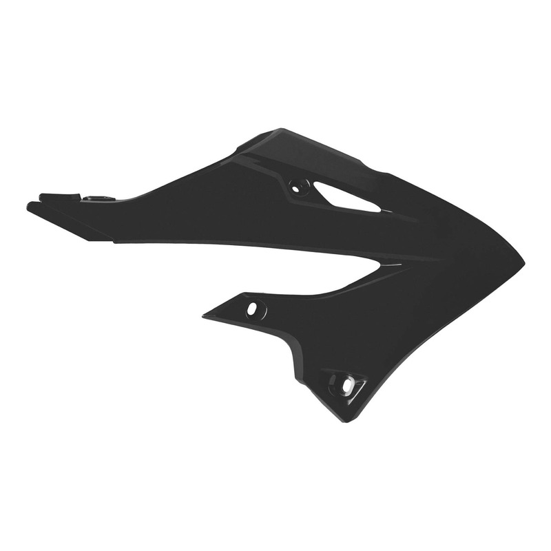 Ouïes de Radiateur POLISPORT Type Origine Noir pour Yamaha 125 / 250 YZ 22-26