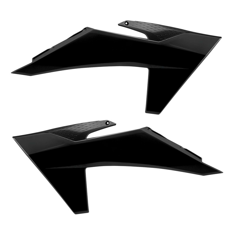 OuÃ¯es de radiateur Polisport type origine noires KTM SX-F 450 23-24
