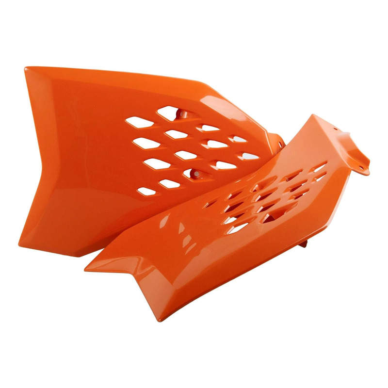 Ouïes de Radiateur POLISPORT Type Origine Orange -