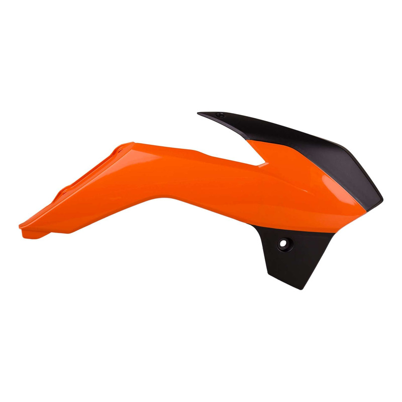 Ouïes de Radiateur POLISPORT Type Origine Orange / Noir - KTM 85 SX 1