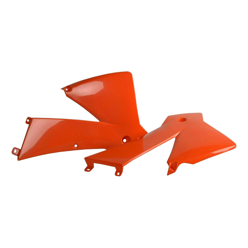 Ouïes de Radiateur POLISPORT Type Origine Orange - KTM 125 à 300 SX