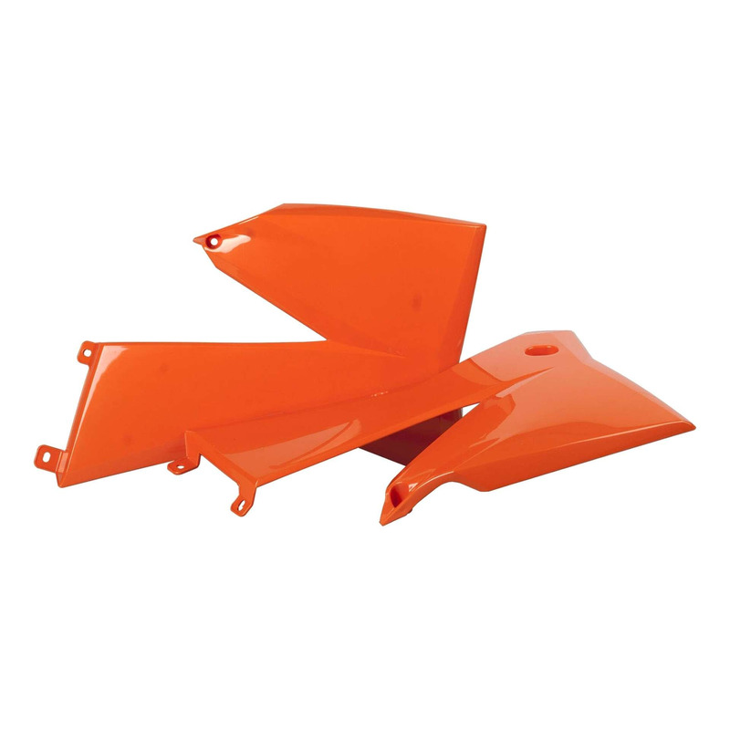Ouïes de Radiateur POLISPORT Type Origine Orange - KTM SX / SXF 05-06