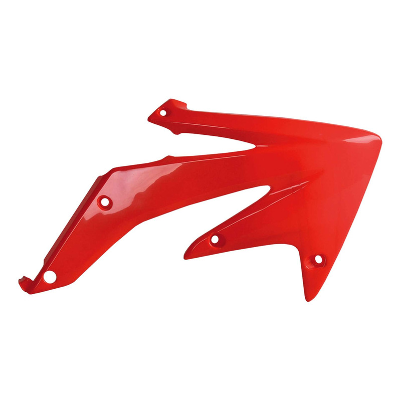 Ouïes de Radiateur POLISPORT Type Origine Rouge - Honda 450 CRF-R 05-