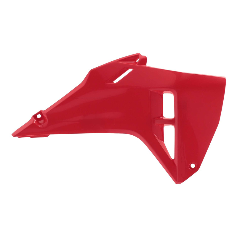 Ouïes de radiateur Polisport type origine rouges Honda CRF 450 R 21-2