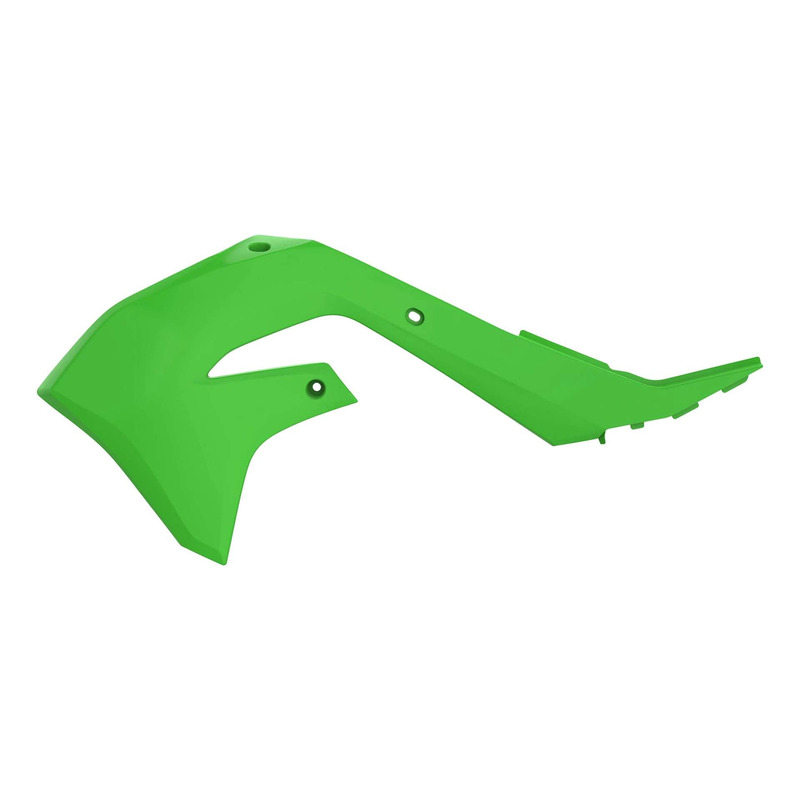 Ouïes de Radiateur POLISPORT Type Origine Vert - Kawasaki 250 KXF 21-