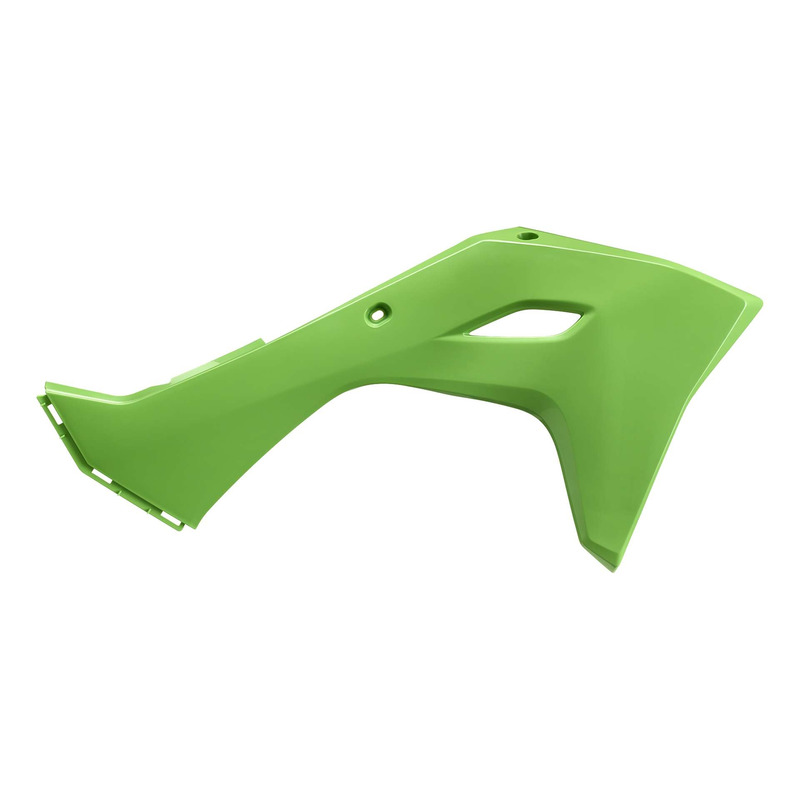 Ouïes de Radiateur POLISPORT Type Origine Vert pour Kawasaki 450 KX 24-25