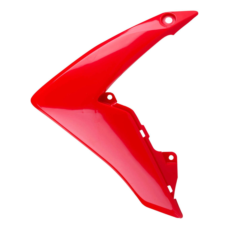 Ouïes de Radiateur Supérieures POLISPORT Type Origine Rouge - Honda