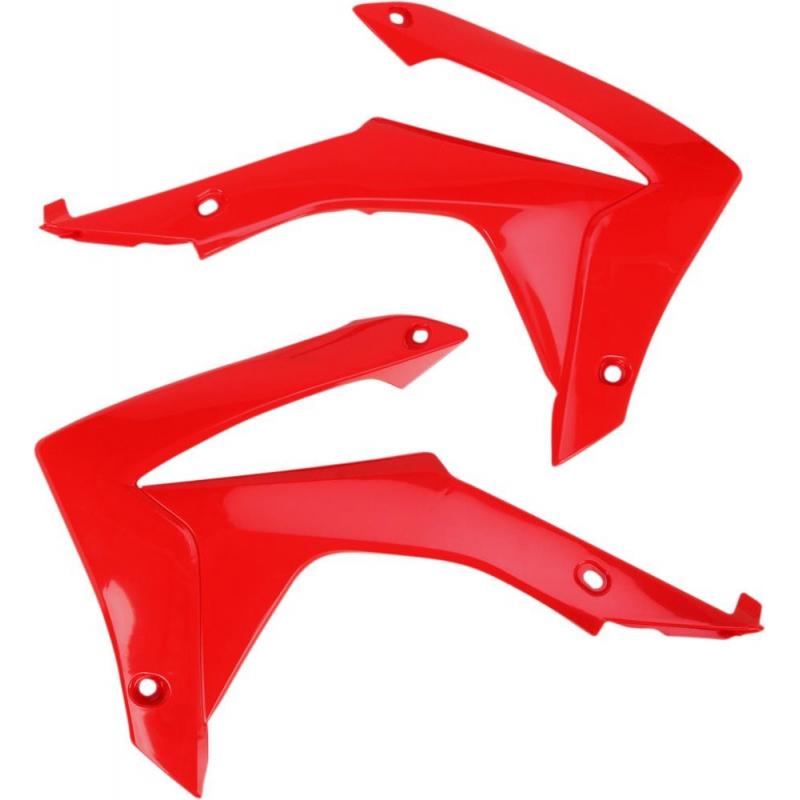 Ouïes de radiateur UFO Honda CRF 450R 13-16 rouge (rouge CR/CRF 00-18