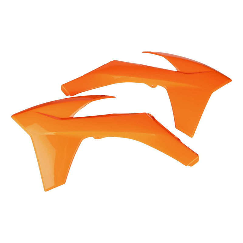 OuÃ¯es de radiateur UFO KTM 125 EXC 12-13 orange (orange KTM 98-12)