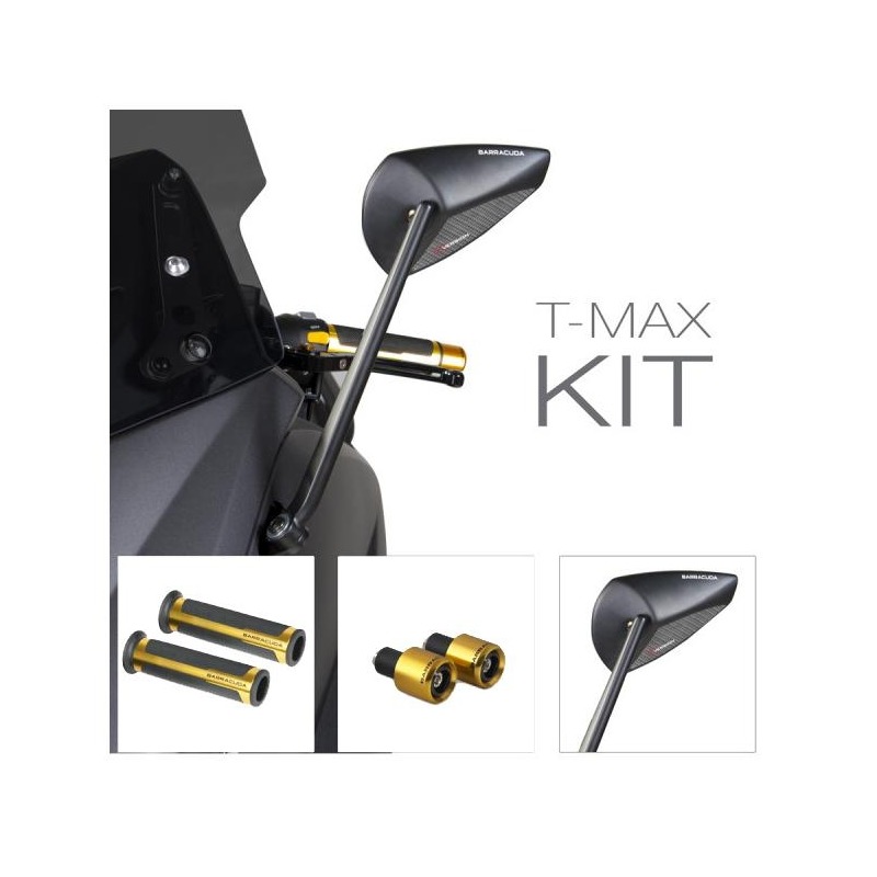 Pack accessoires Barracuda rouges Yamaha T-Max 530 12-19