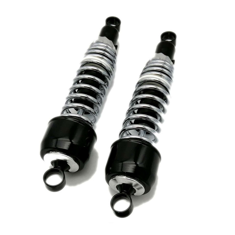 Paire d’amortisseurs Brazoline chromé 325 mm universels